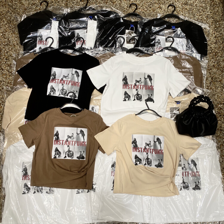 [ycnana] graphic print loose short sleeve T-shirt 98138\lsw