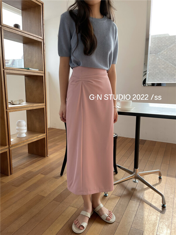 [g · n] temperament high waist skirt 13525\hjy