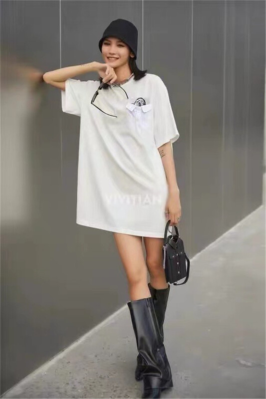 【 monob 】 Korean round neck comfortable short sleeve T-shirt ys1-891\l