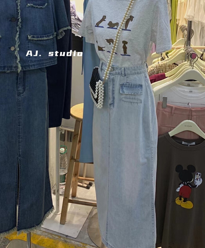 [aj.studio] high waist lady temperament skirt (only skirt) ys1-9273\ll