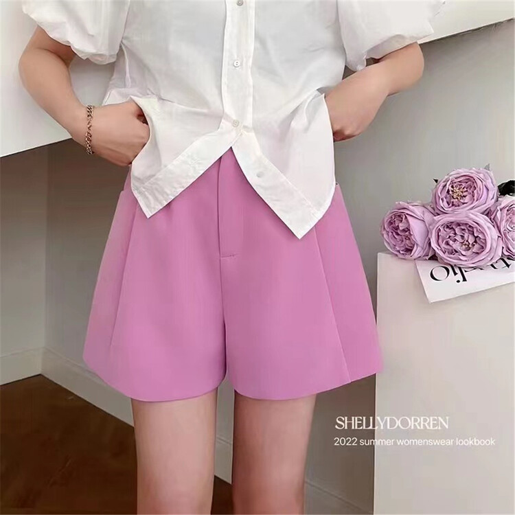 [still pure] temperament high waist elastic waist casual shorts 2271\hjy