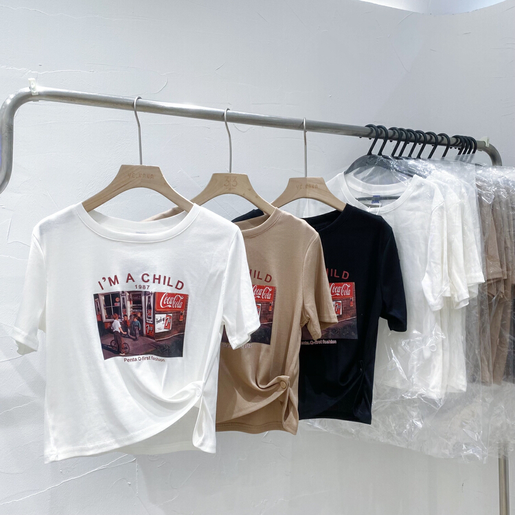 [ycnana] personalized fashion Korean Short Sleeve T-shirt 98188\lsw