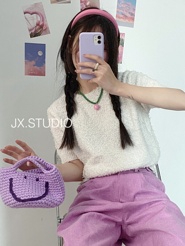 New year in early spring! [JX] simple and versatile round neck short sleeve T-shirt 2201\wtt