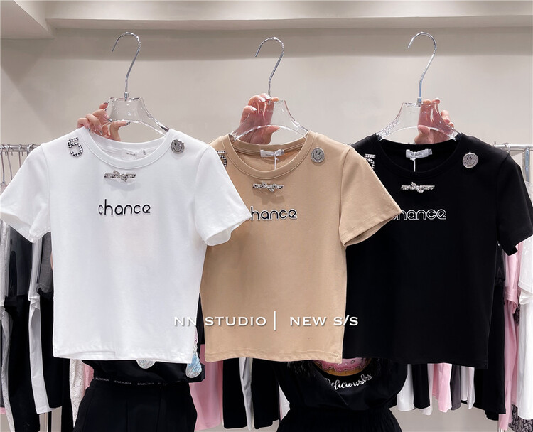 [NN] leisure simple short smiling face short sleeve T-shirt 9699\xyy