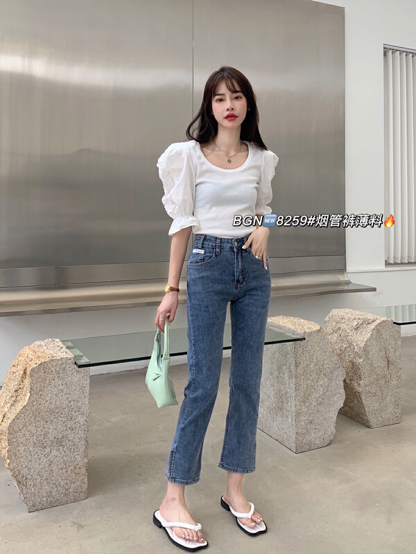 [cuckoo] niche smoke tube skinny jeans 8259\wtt