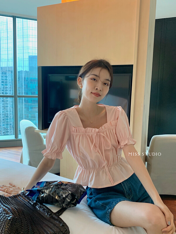 [miss miss family] Korean style fanglingmu ear shirt l6629