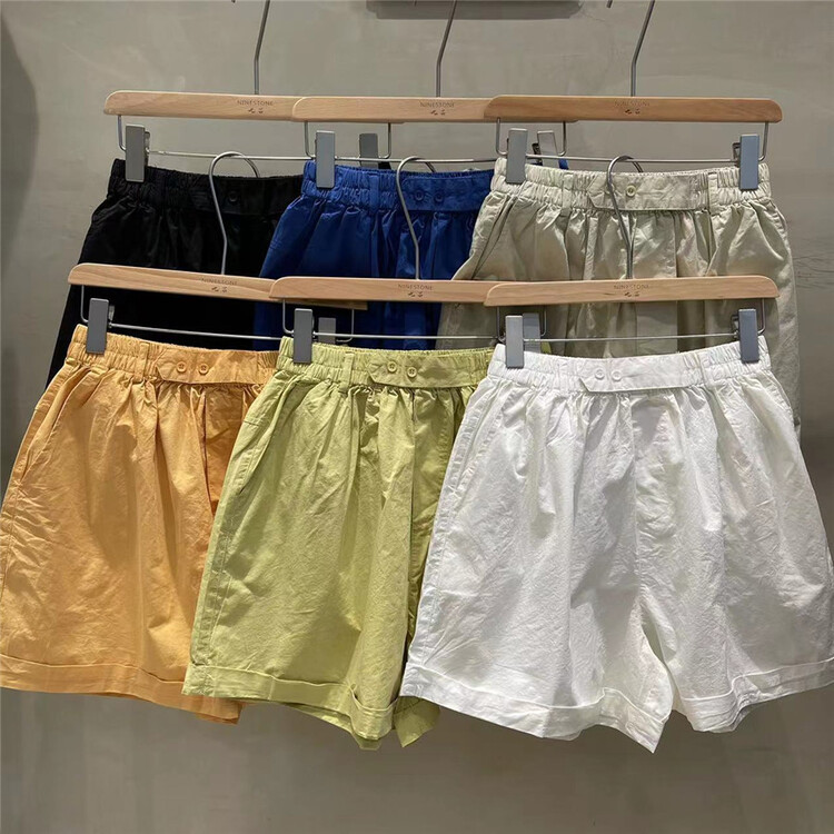 [fabric] elastic waist loose and versatile casual shorts 862025\l
