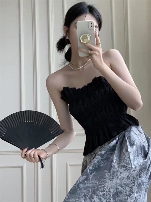 [macaroon] fashion bra versatile shirt ys1-818\pcz