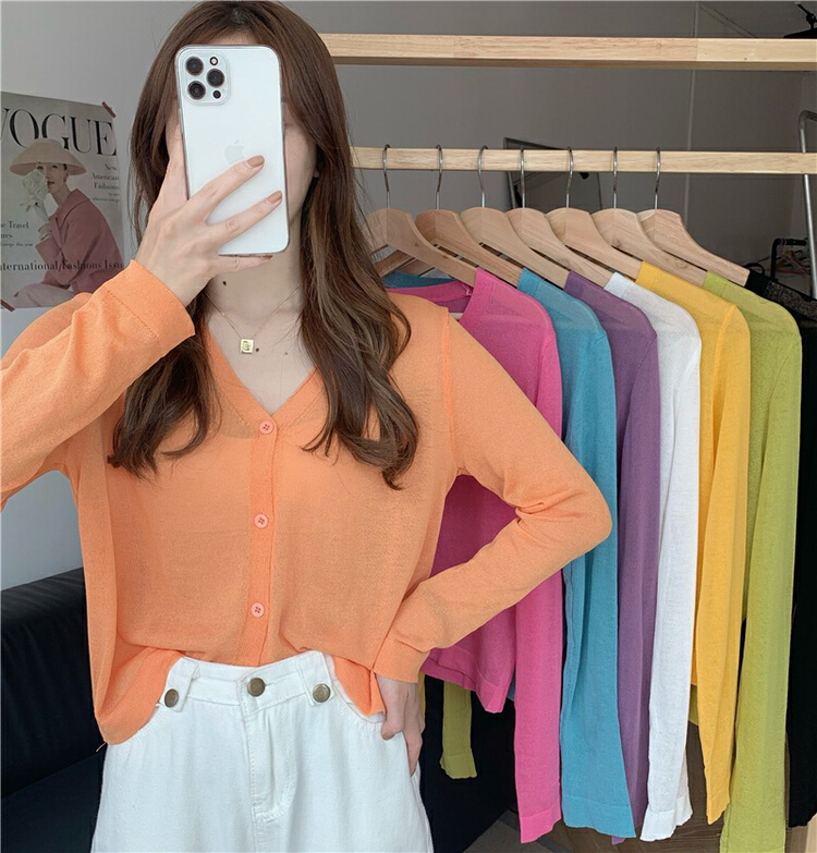 [fat husband's family (F.P)] New Korean ins trendy loose student versatile knitted cardigan c395-1\hbx