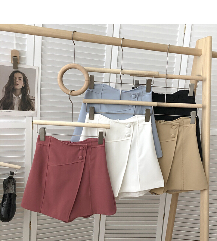 [Gangan] irregular high waist two button casual shorts 2305\\cl