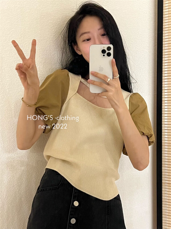 【HONG』S】小眾時尚氣質小衫  3083#  LL