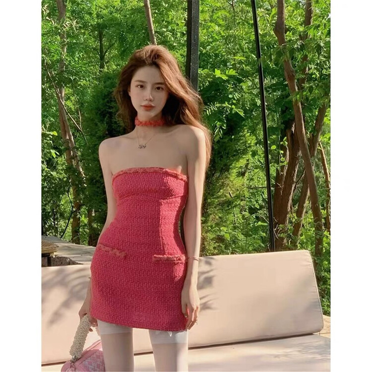 [MS studio] sexy Spice Girl strapless dress 5896\pcz