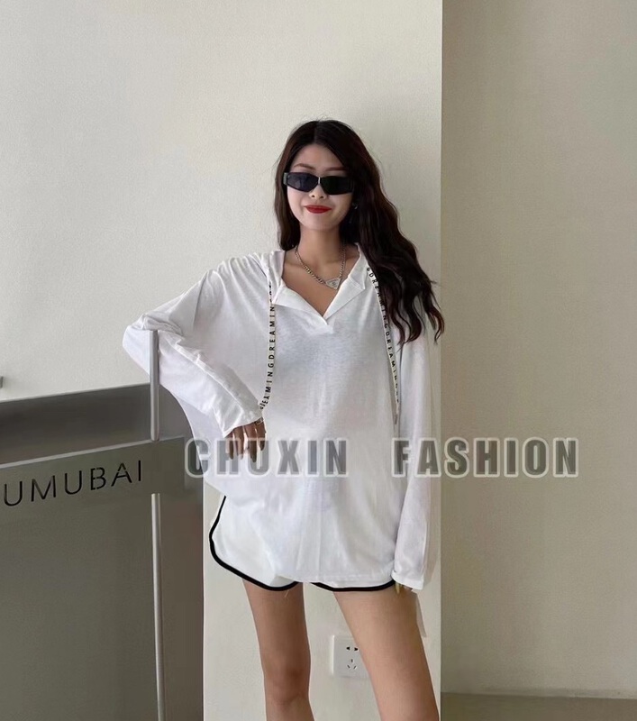 [c.x Chuxin] hooded simple and versatile sunscreen shirt 6151\wtt