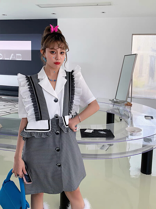 [Huaxi] fake two loose and versatile dresses 9153\pcz
