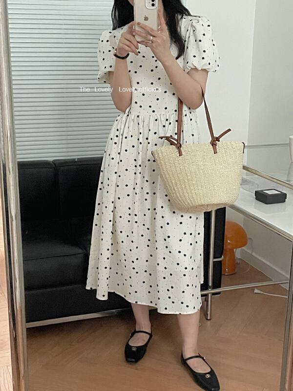 [love] Korean French retro thin lace up dress s1393\hbx