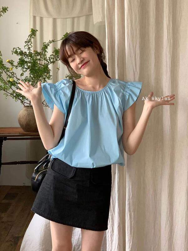 [A.K skylan] flower bud fashion niche vest / sling 82663\zxl