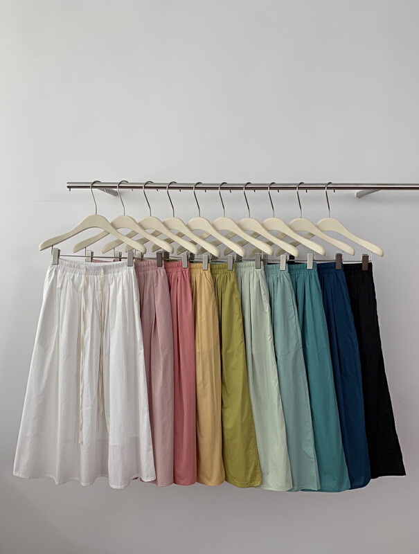 [table blue] Korean casual macarone skirt 2156\lsw