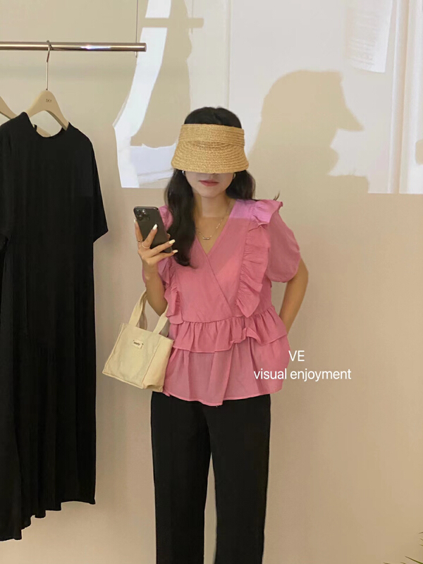 [ve] design Ruffle shirt s99006\hbx