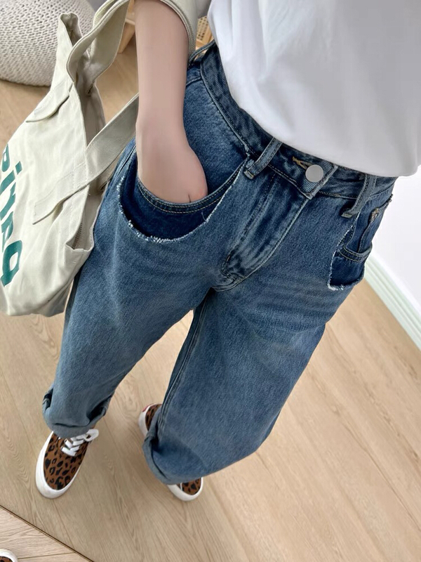 [Korean original x2] comfortable and versatile Harlan jeans 98183-1\t