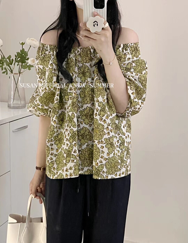 [Susan] one line collar fashion design shirt 18990\lsw