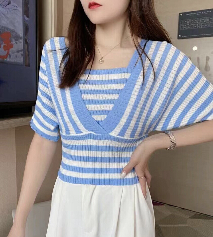 [f · P] design fake two-piece waist knit 3018-1\hbx