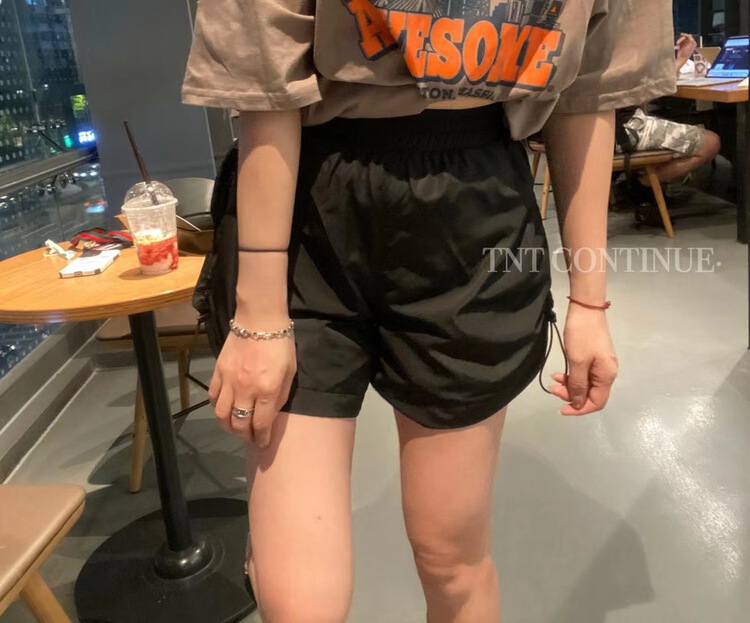 [TNT continue] elastic waist simple comfortable casual shorts (pants only) 60058\l