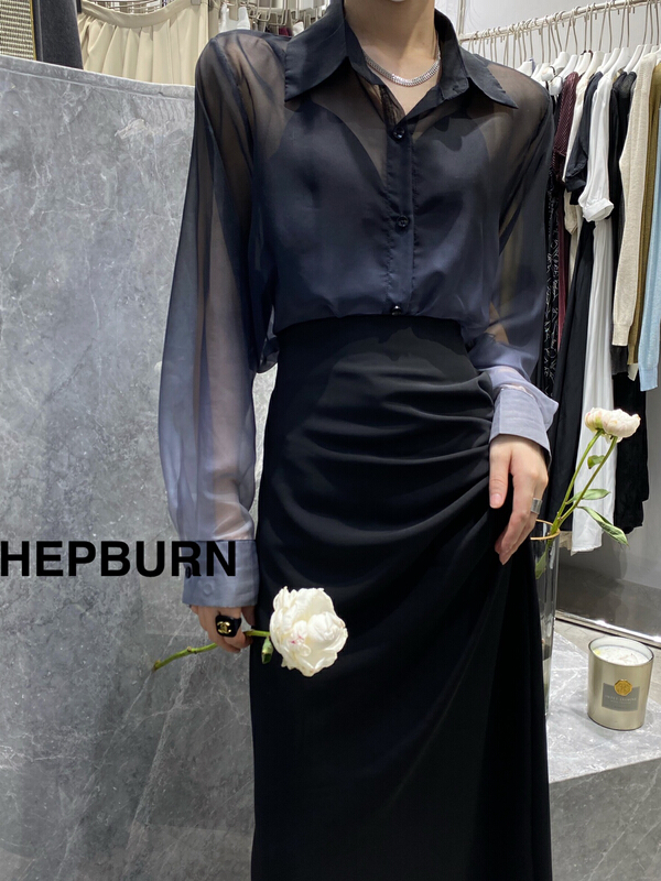 [Hepburn] advanced sense gradual fashion sunscreen shirt 3223\l