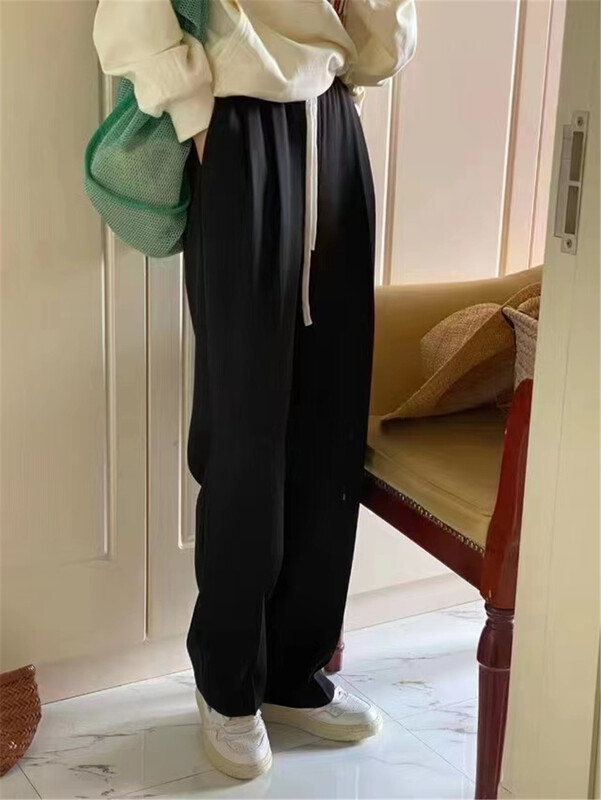 In early summer! [replace] Korean loose and solid color trousers 10787\xyy