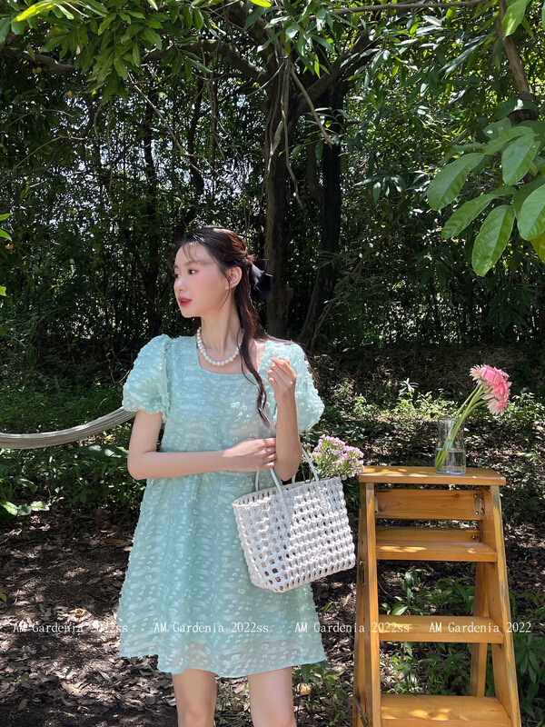 [am Gardenia] fashion dress with waist closing design 3629\pcz