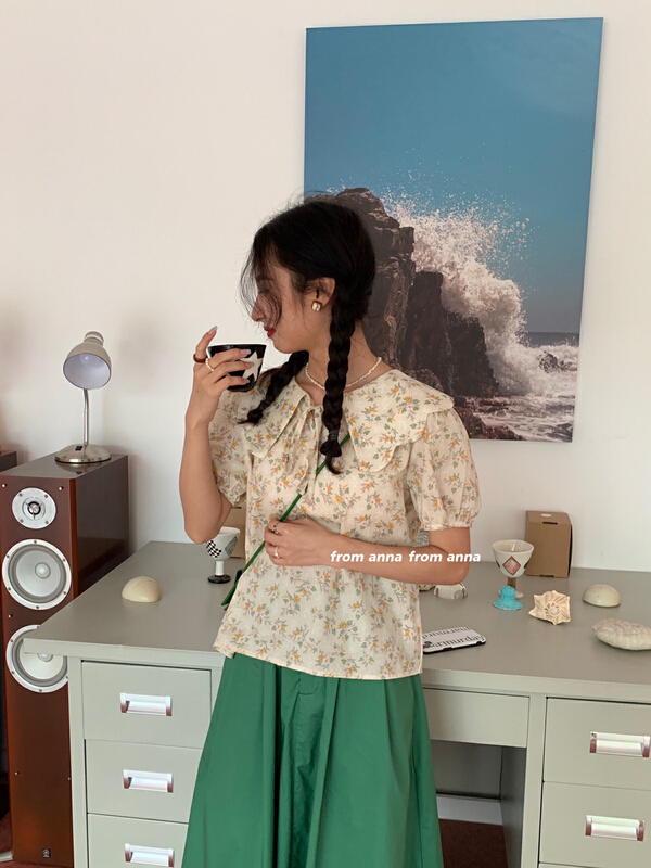 [from Anna] Korean floret fashion shirt 2158\lsw