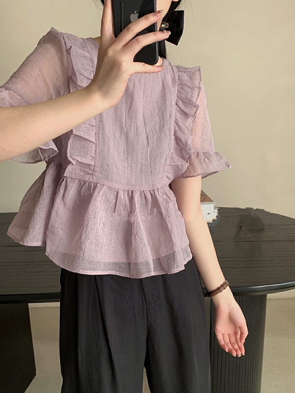 [baby] Korean loose and versatile shirt 8687\wtt