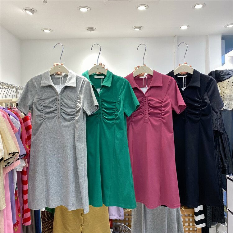 [OA] leisure simple thin solid dress 1305\xyy