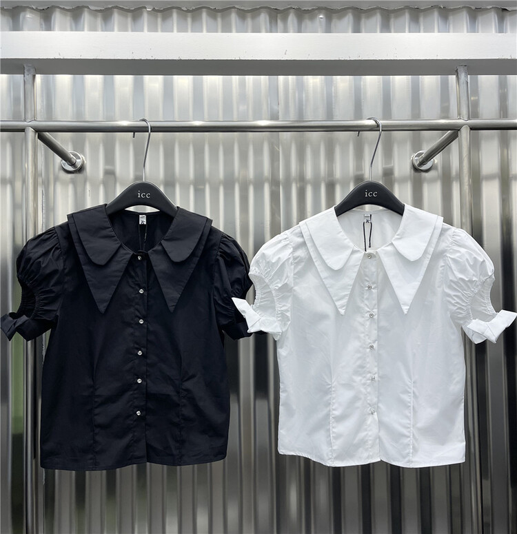 [ICC] simple and versatile baby collar shirt 8350\pcz