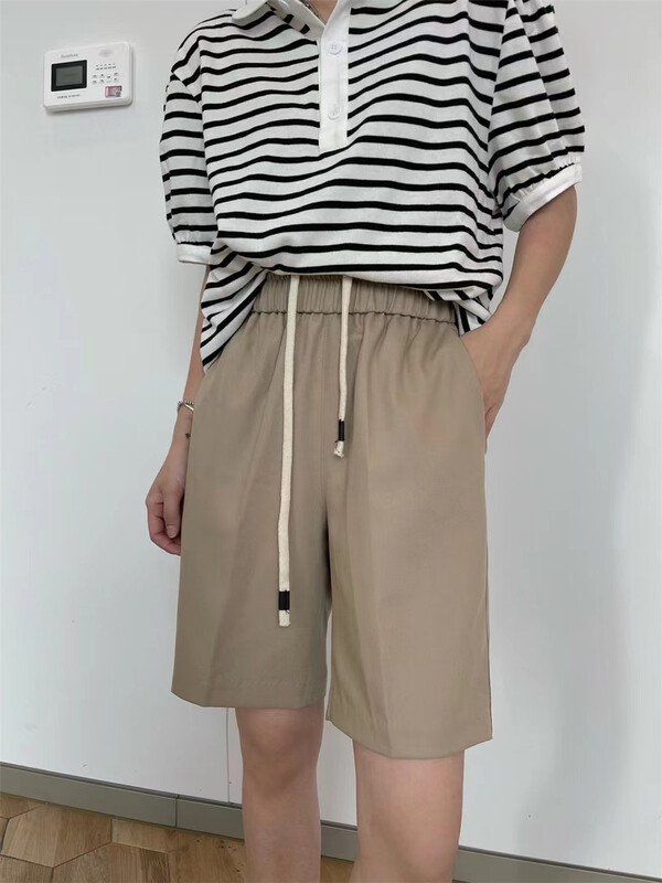[Sasa] comfortable and versatile drawcord elastic waist casual shorts 930\pcz