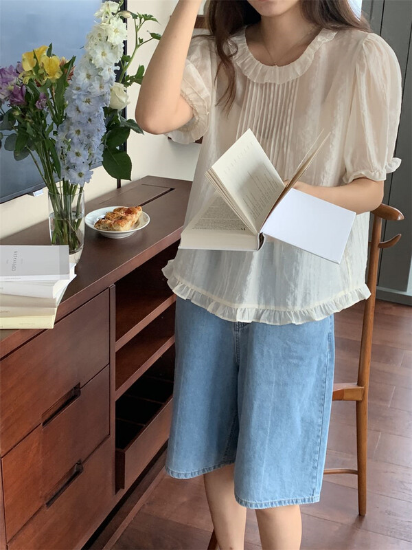 [Sicily] sweet, gentle and versatile shirt 9223\xj