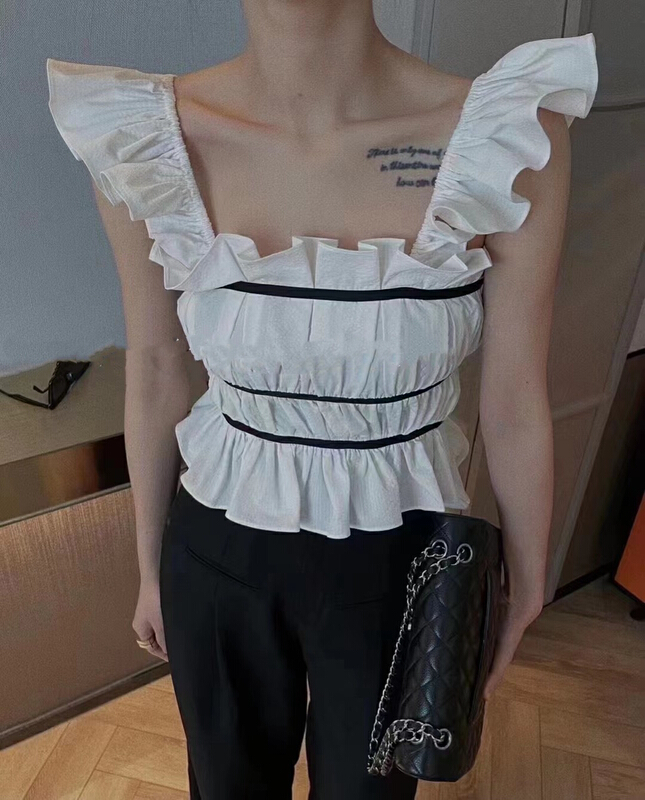 [MI] fashion stripe versatile vest / sling 9757\pcz