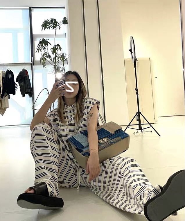 [m.zz] Korean stripe fashion casual pants 9117\lsw