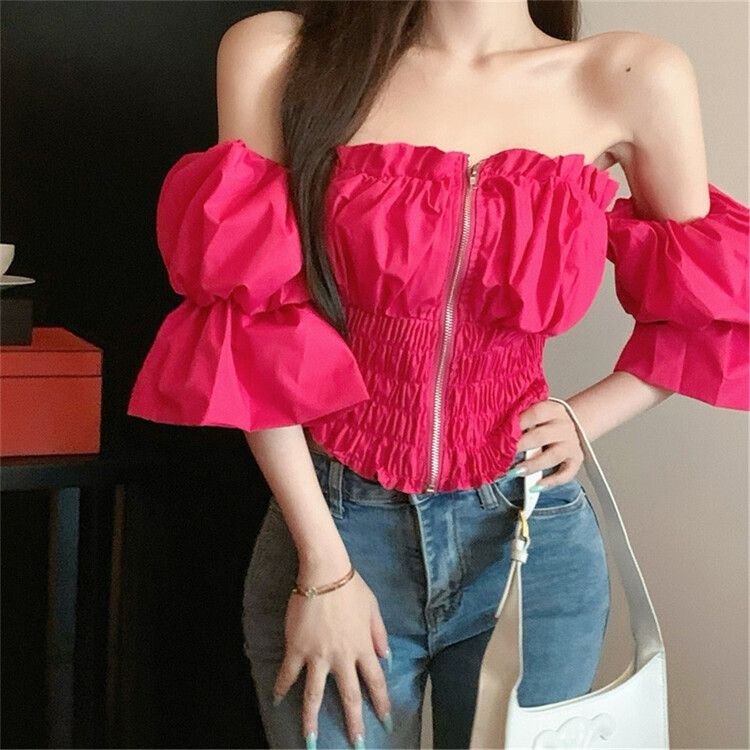 [d.ffstudio] straight shoulder short shirt 1156\wtt