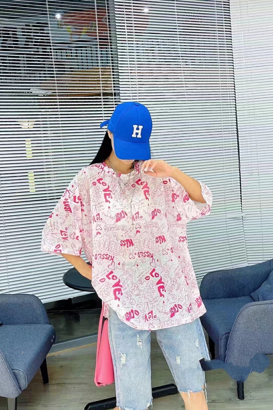 [Yilin] simple and versatile comfortable short sleeve T-shirt 2391\wtt