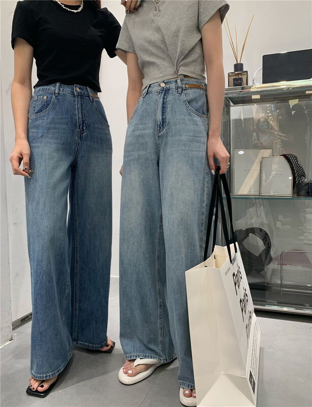 [t-platform] Korean versatile loose casual jeans 8539\cqw