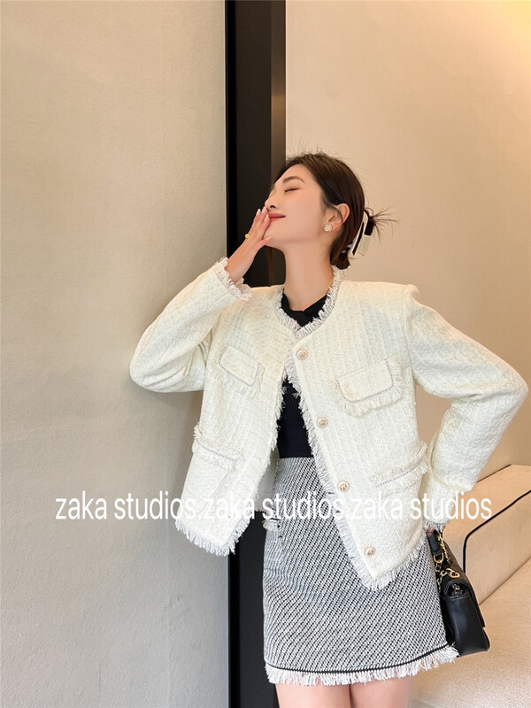 New year in early spring! [Zaka] small fragrance classic fashion short coat (only selling short coat) w58227\l