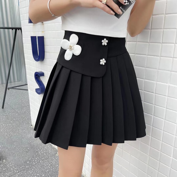 [Manulife] pleated lady slim skirt ys1-1868\ll