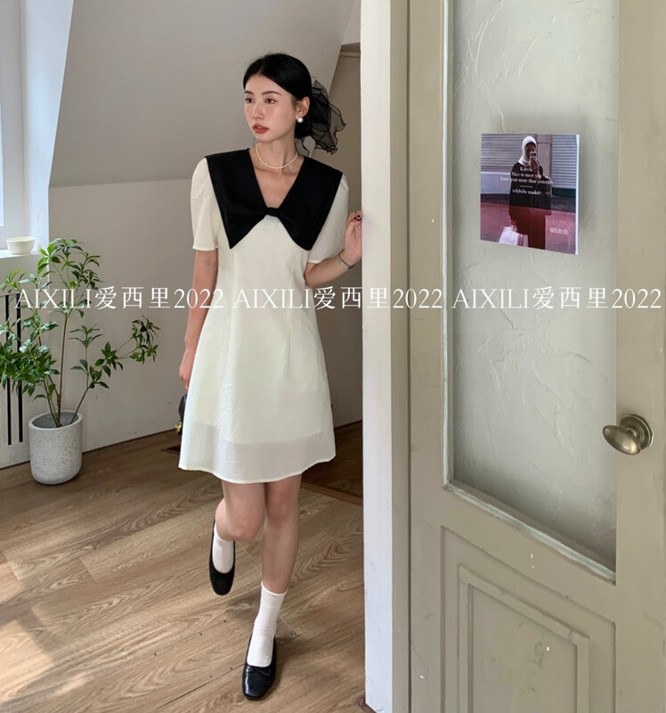 [aixili aixili] Chiffon craft dress (elegant little woman) 6589\wpl