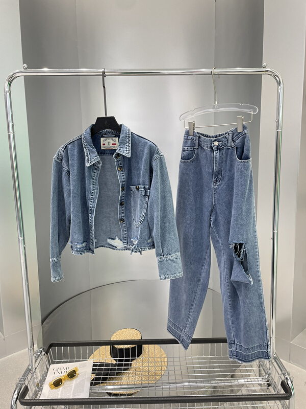 Original price 146.51! [bobo1972] versatile denim shirt jacket denim jacket only sells denim shirt 215228