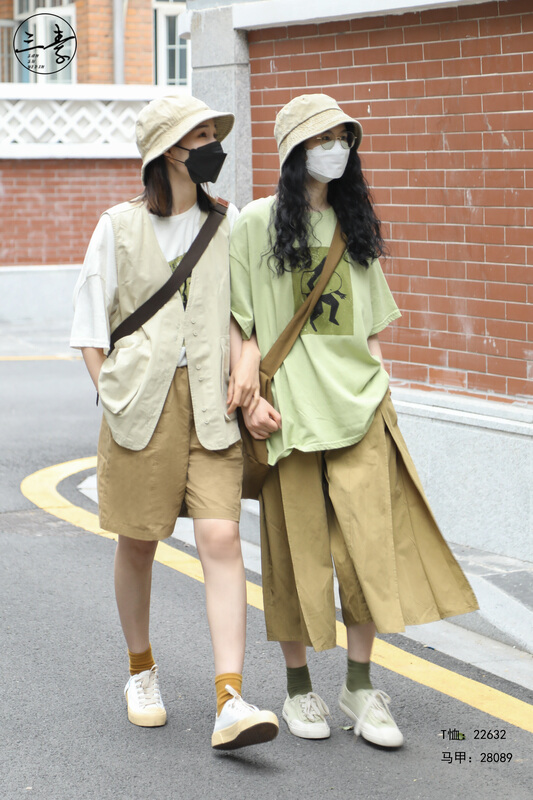 In early summer! [original three element clothing] simple temperament leisure printed short sleeve T-shirt 22632\xyj