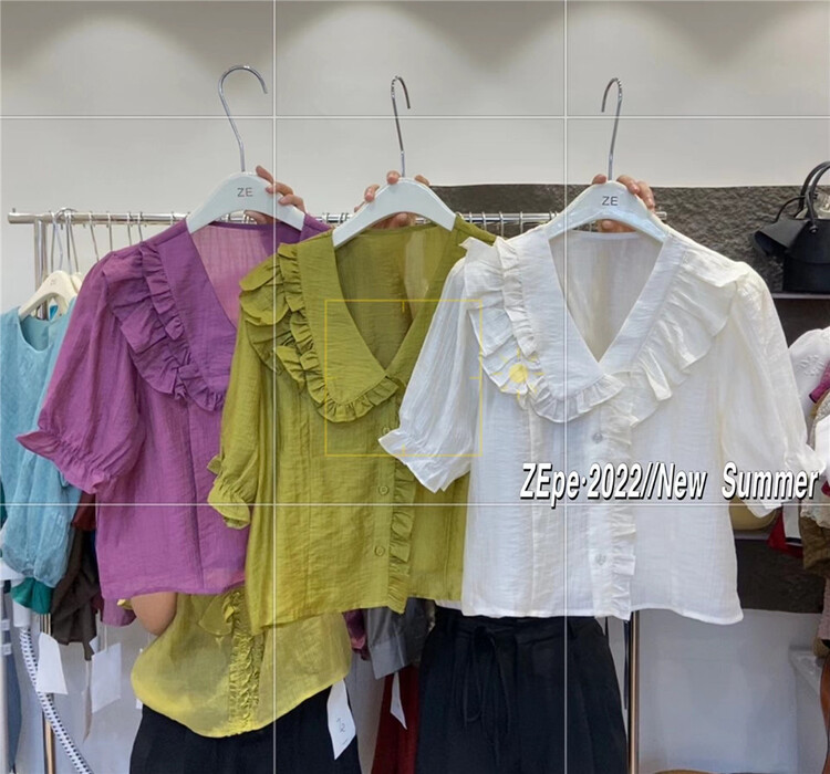[Ze] niche single breasted comfortable shirt 8692\ll