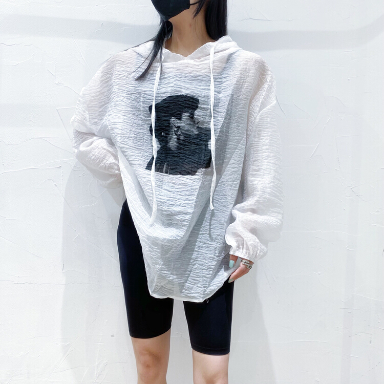 [ycnana] Korean casual printed Pullover sunscreen shirt 98211\lsw