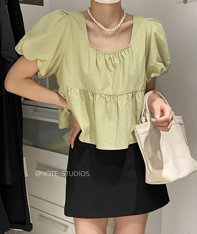 [note] simple niche fresh simple shirt 22508\hbx