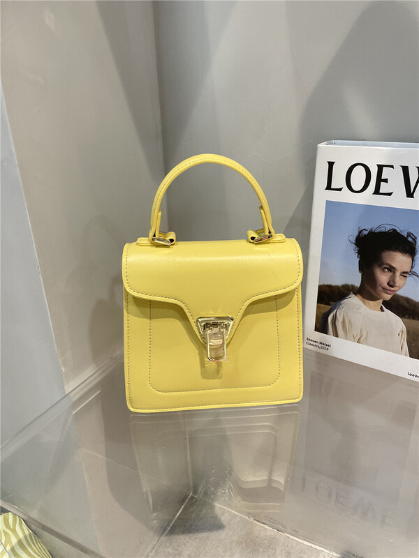 [below] versatile solid color simple handbag (with shoulder strap) 203-1266\ccl