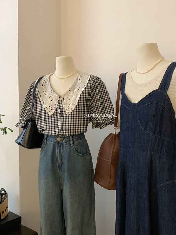[Imiss] retro niche fashion shirt cx3358\lsw